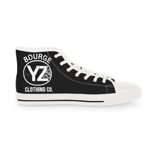 Load image into Gallery viewer, (A) Bourge YZ High Top Sneakers — Black Vintage Star Logo Men's
