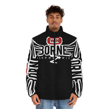 Load image into Gallery viewer, ( A ) A Men&#39;s Puffer Jacket - Born to Win Winged Design
