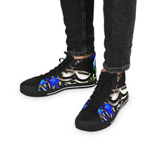 Load image into Gallery viewer, ( A ) Stylish Men's High Top Sneakers with Graphic Design, Unique Streetwear Footwear, Cool Gift for Him, Trendy Casual Shoes, Urban Fashion [...]
