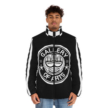 Load image into Gallery viewer, ( A ) Gallery of Arts Men&#39;s Puffer Jacket | Stylish Winter Coat, Urban Outwear, Statement Piece, Gift for Him, Fashionable Layering Apparel
