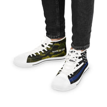 Load image into Gallery viewer, ( A ) Men&#39;s High Top Sneakers with Flag Design - Stylish Footwear for Everyday Wear, Casual Style, Patriotic Fashion, Unique Gift for Him, [...]

