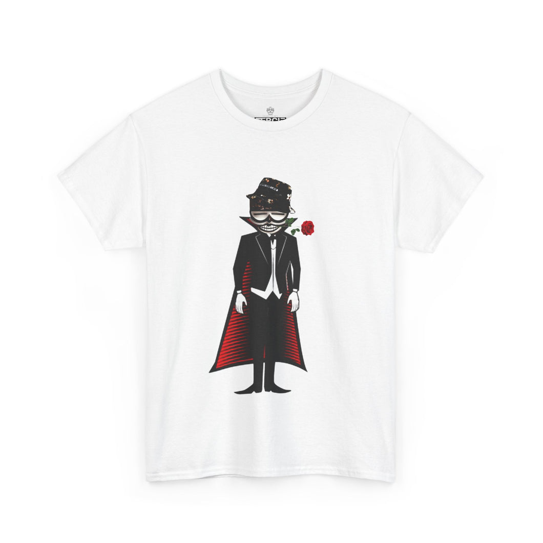 ( A ) Stylish Vampire Graphic Unisex Heavy Cotton Tee – Perfect for Halloween & Costume Parties